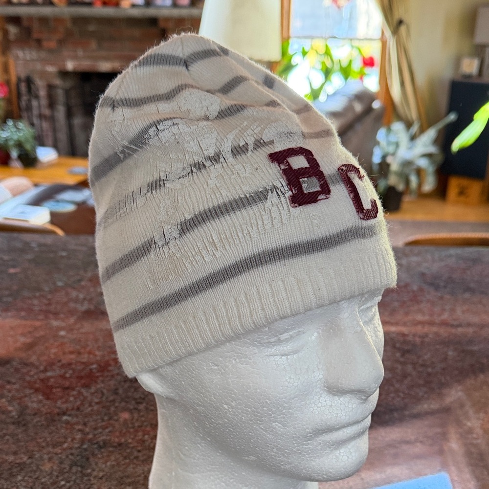 BC Eagles lifestyle Striped Beanie